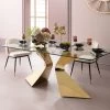 Tisch Gloria Gold 100x200cm