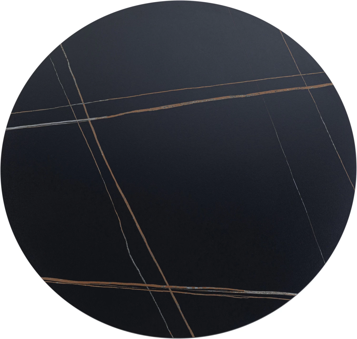 Tischplatte Invitation Round Ceramic SchwarzØ120cm