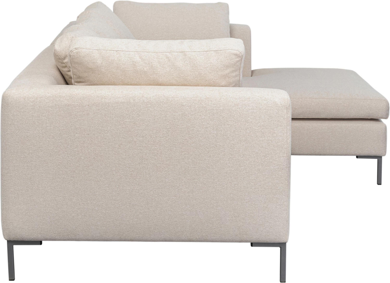 Ecksofa Gianni XS Creme Rechts – Bild 3