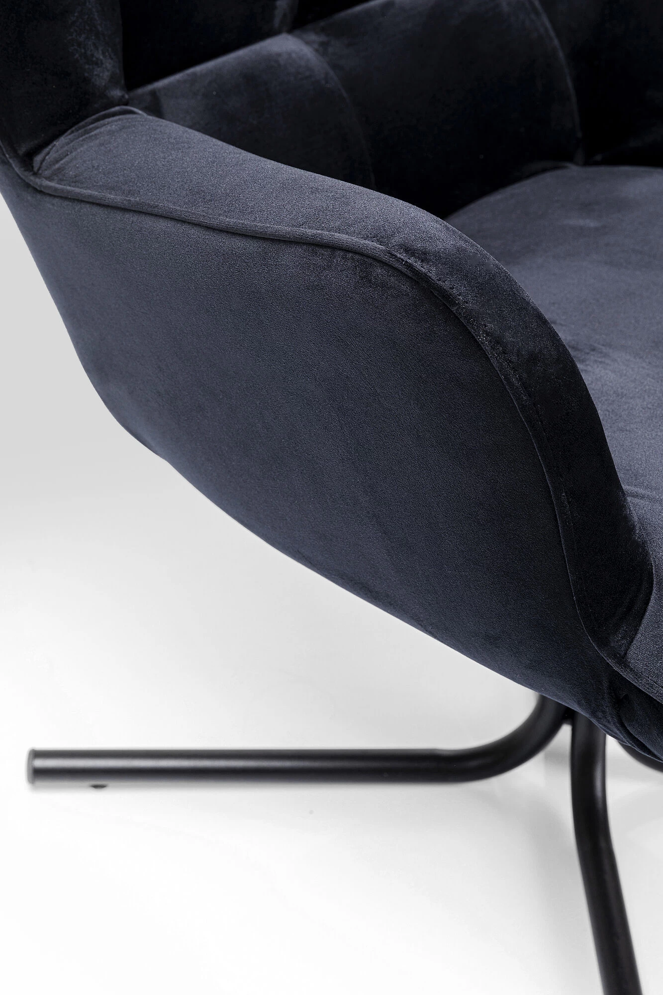 Drehsessel Oscar Velvet Schwarz – Bild 9