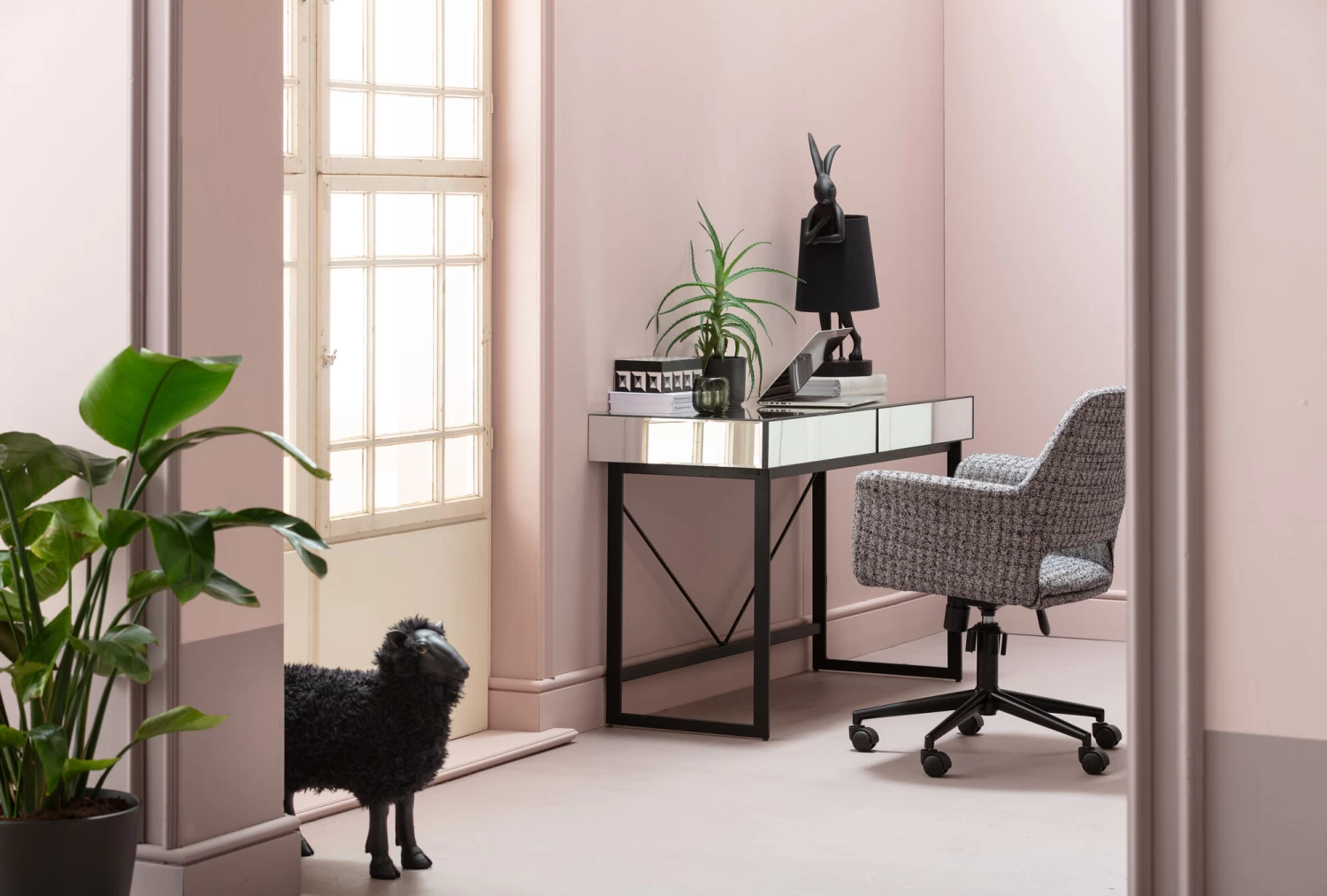 Tischleuchte Animal Rabbit Matt Schwarz 68cm – Bild 6