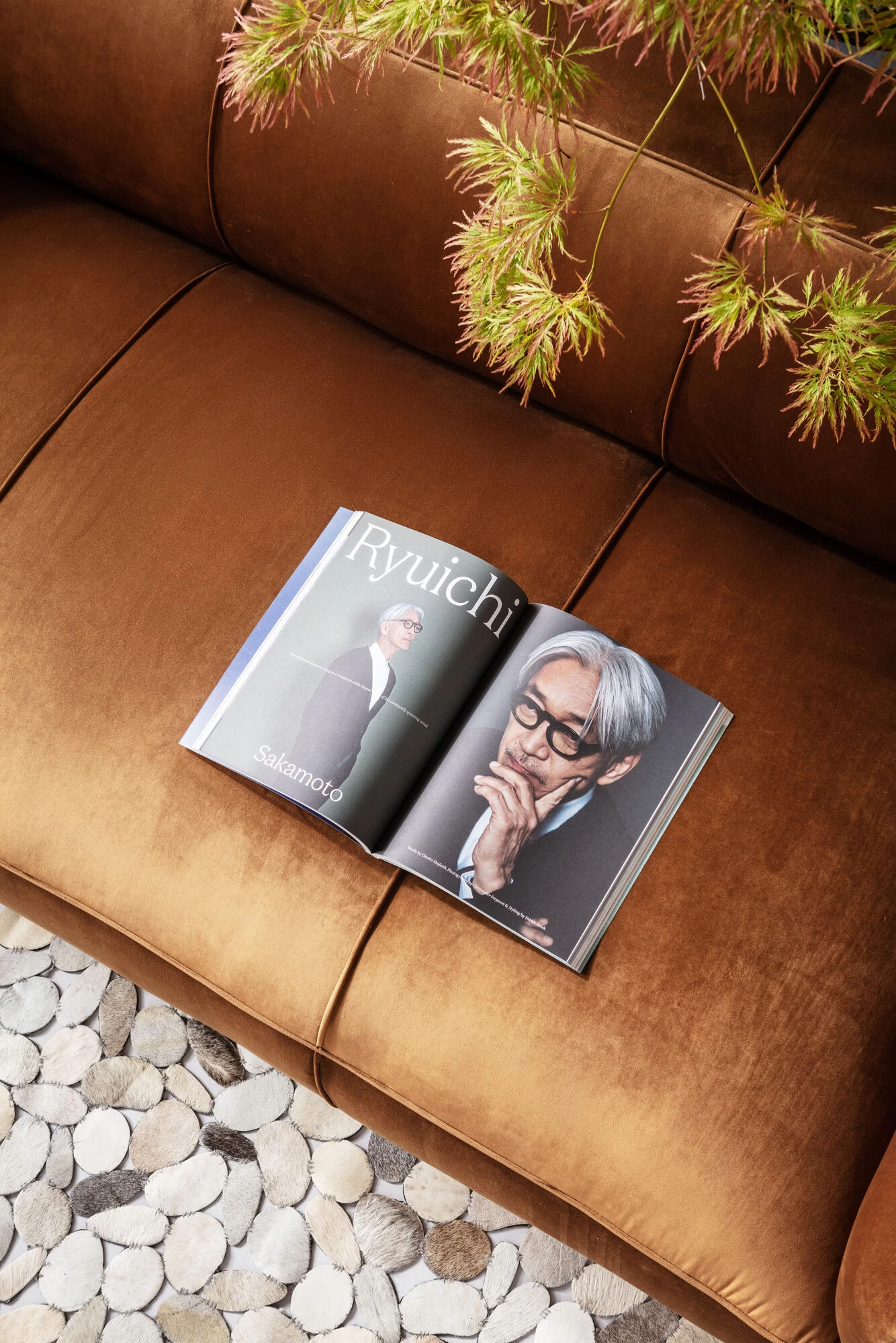 Sofa Cubetto 3-Sitzer Velvet Braun 220cm – Bild 11