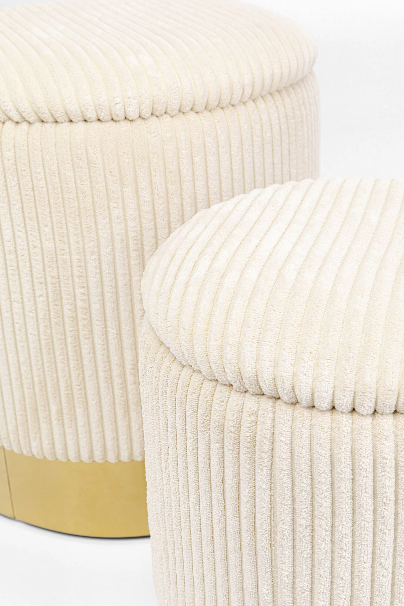 Hocker Cherry Storage Cord Creme (2/Set) – Bild 8