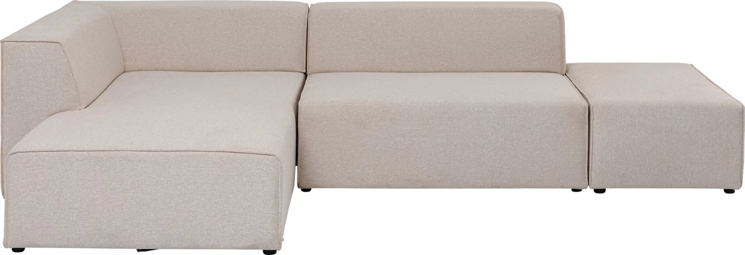 Ecksofa Infinity Ottomane Creme Links – Bild 7