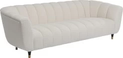Sofa Spectra 3-Sitzer Weiß 245cm