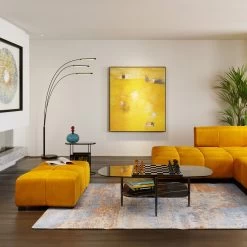 Hocker Belami Velvet Amber