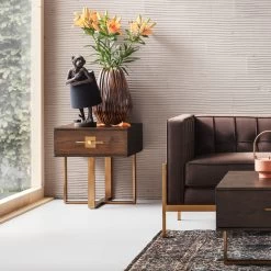 Tischleuchte Animal Monkey Braun Schwarz