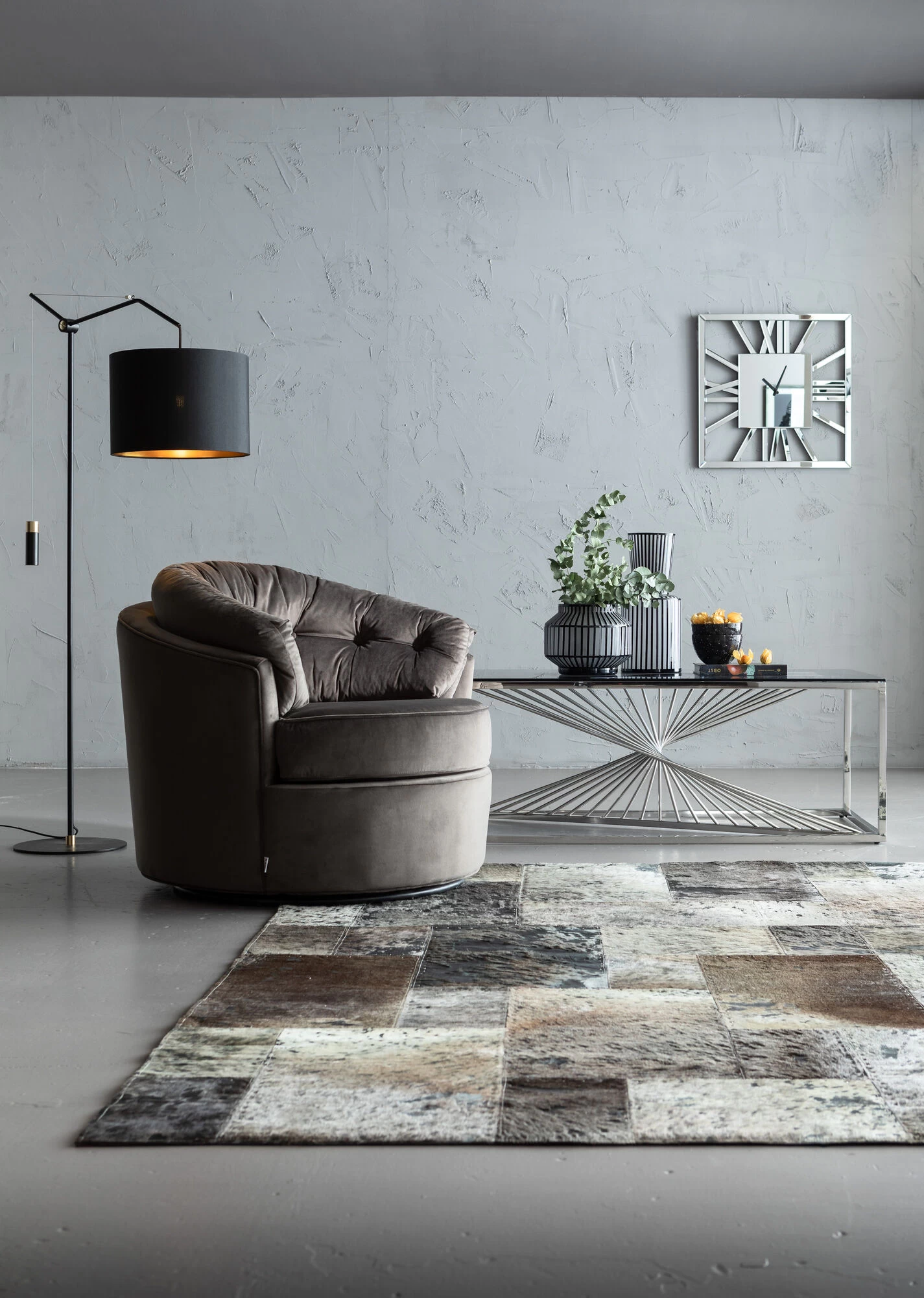 Drehsessel Music Hall Grau – Bild 4