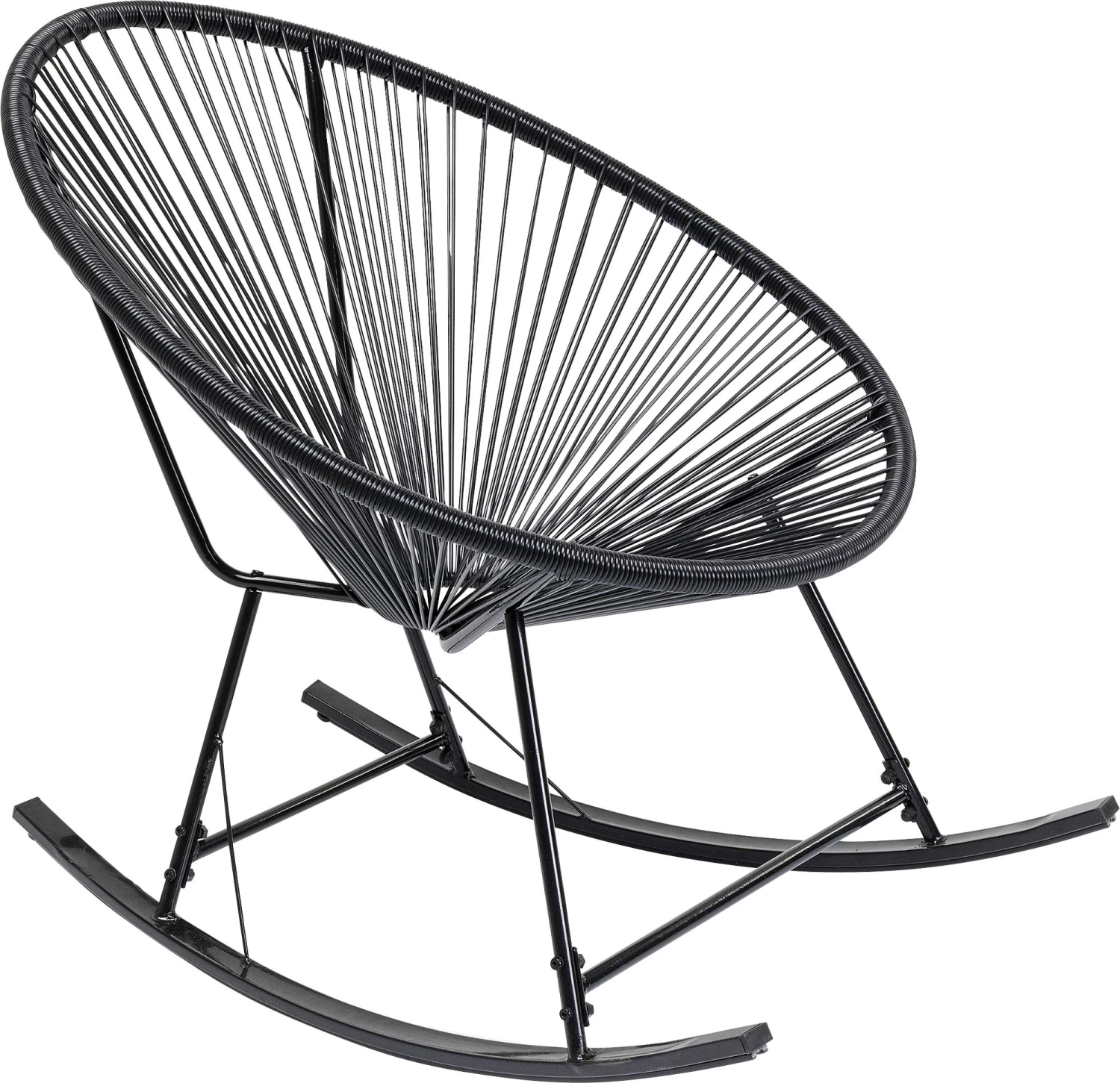 Schaukelstuhl Acapulco Mono Schwarz – Bild 13