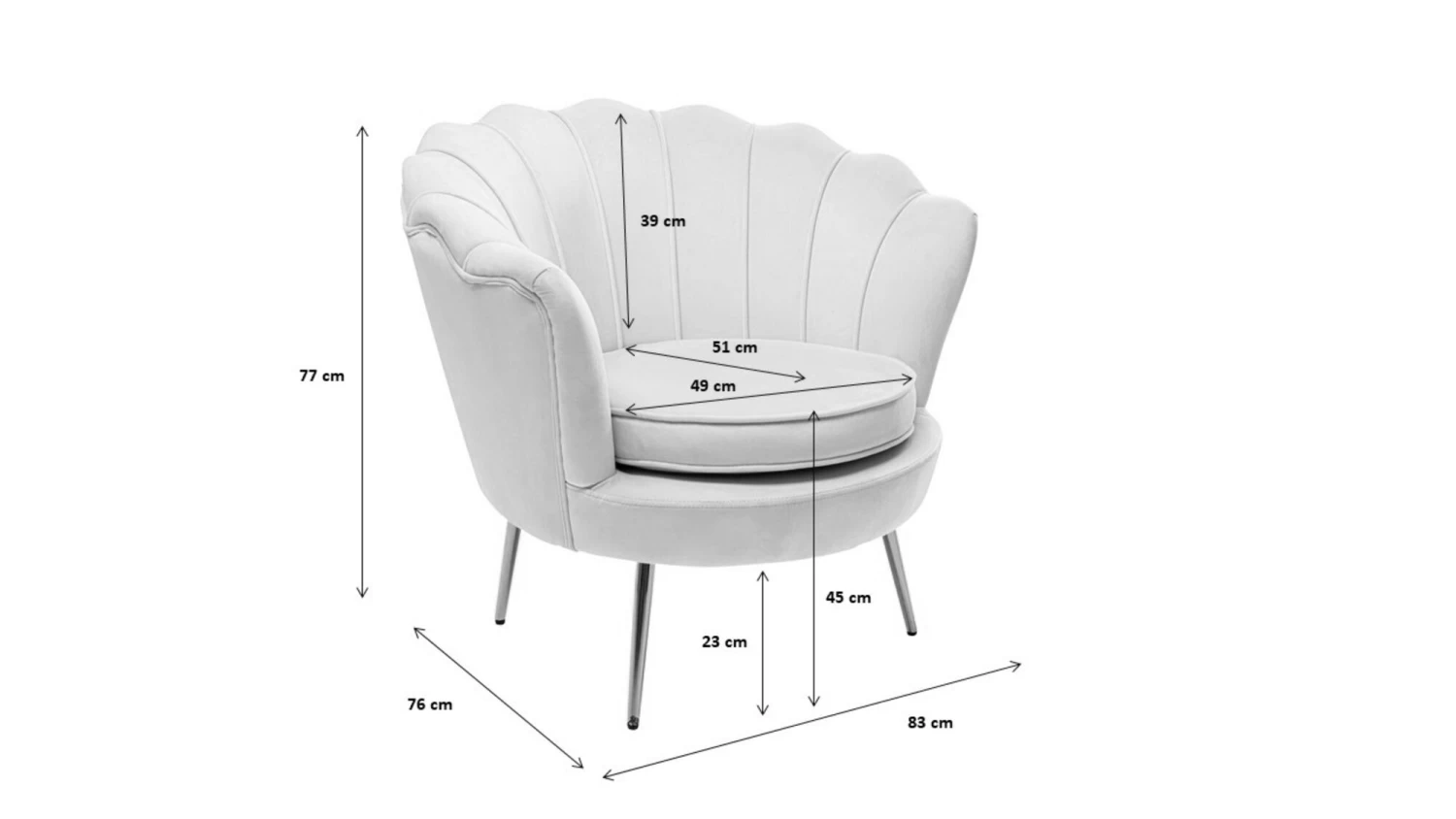 Sessel Water Lily Gold Rosa – Bild 19