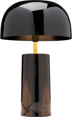 Tischleuchte Loungy Schwarz 38cm