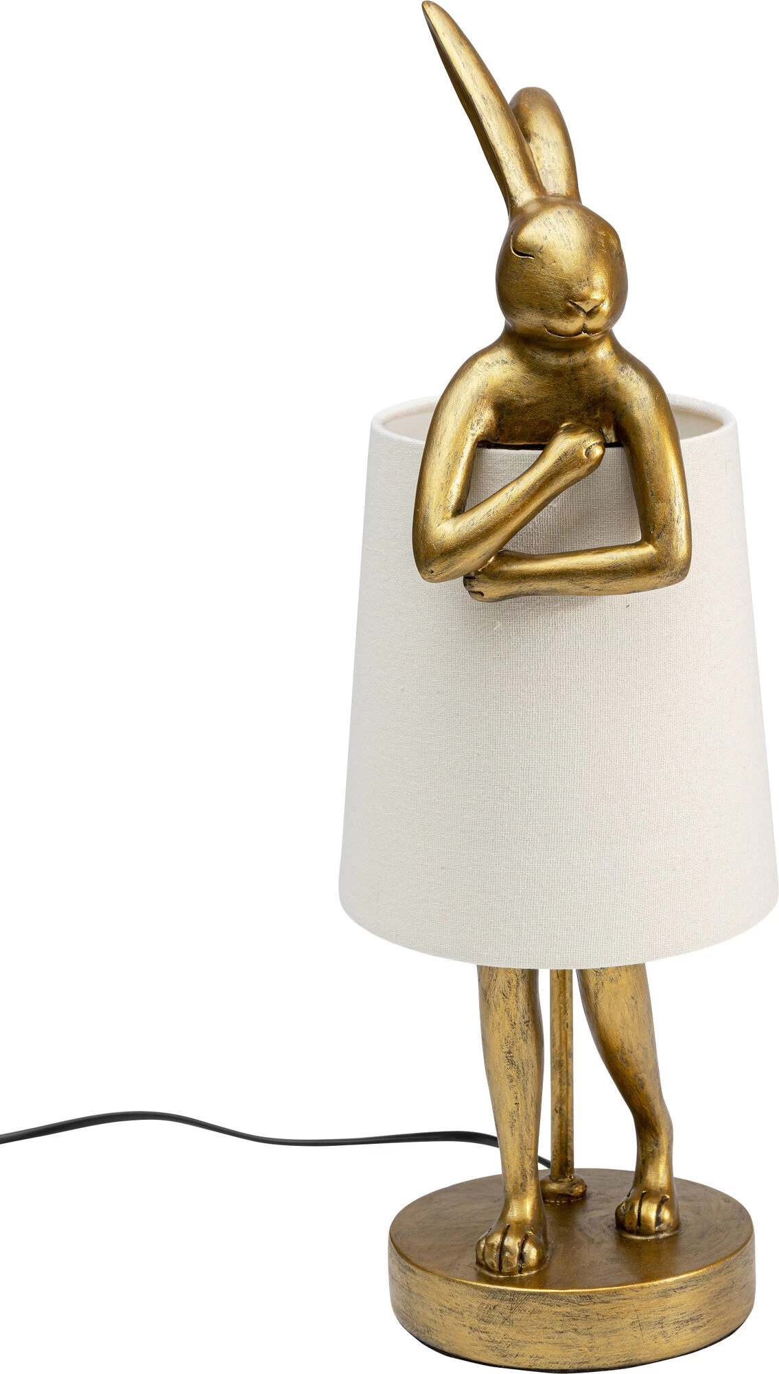Tischleuchte Animal Rabbit Gold/Weiß 50cm – Bild 4