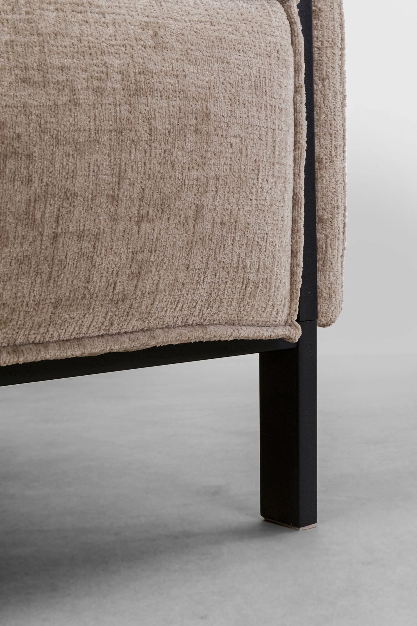 Sofa 3-Sitzer Victor Grau 233cm – Bild 10