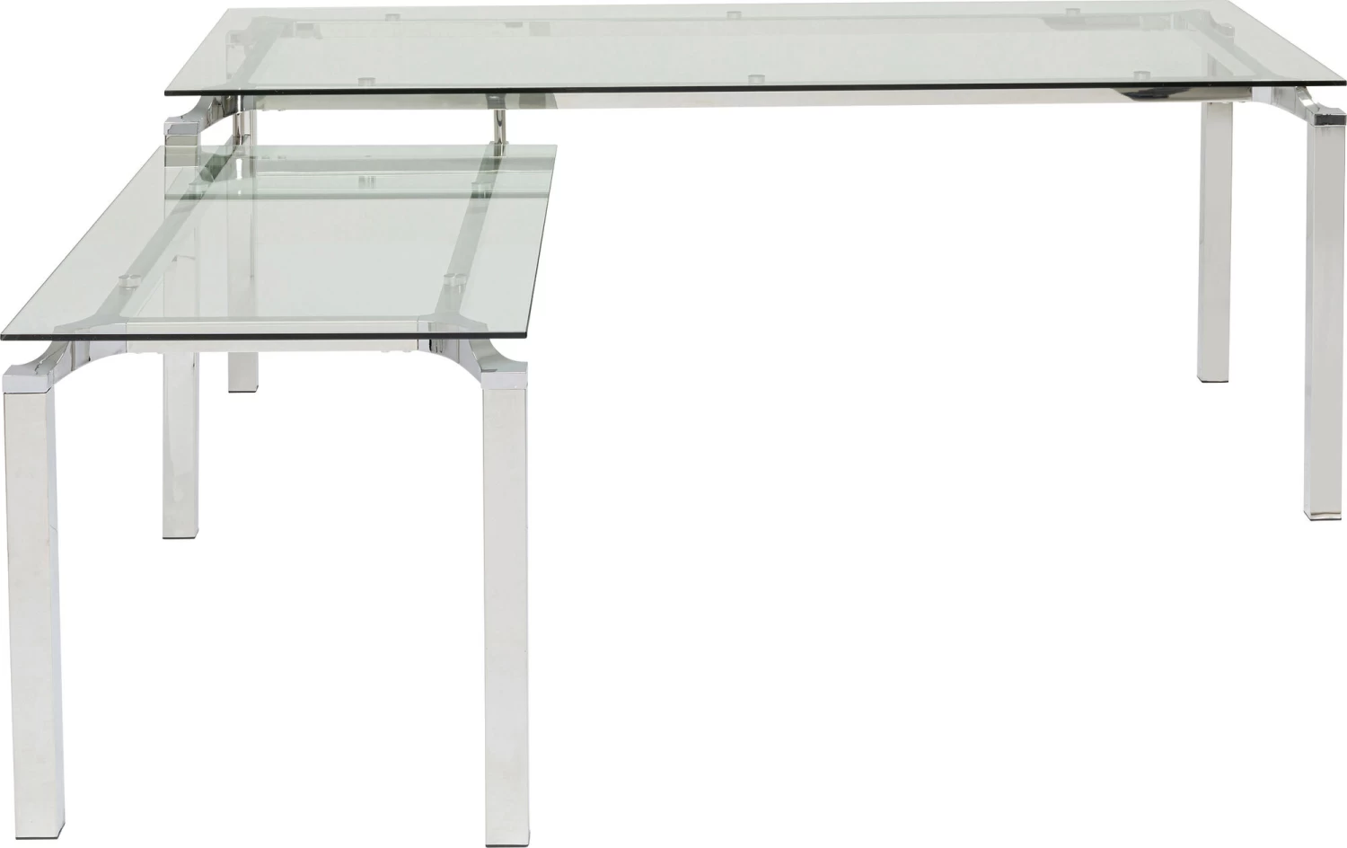 Schreibtisch Lorenco Chrom Winkelcombi 210x180cm – Bild 6