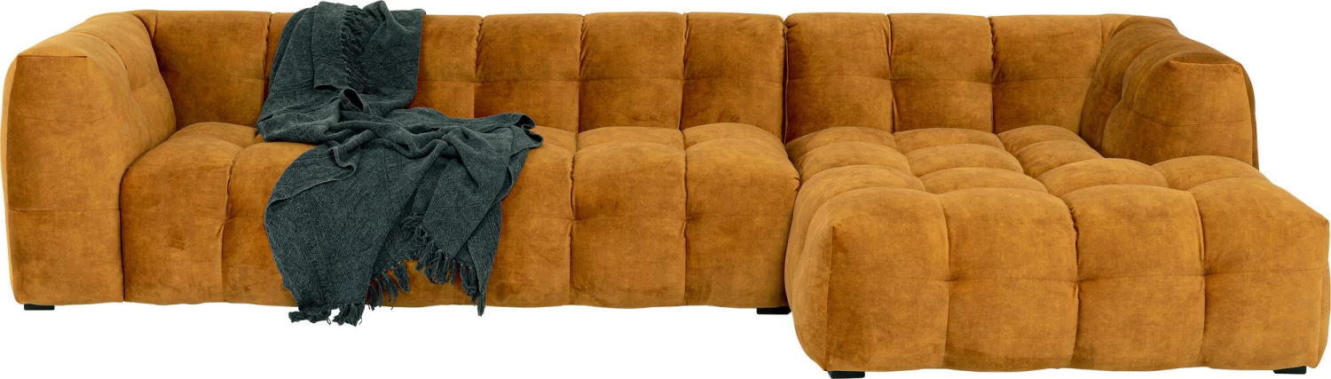 Ecksofa Salamanca Goldbraun Rechts – Bild 3