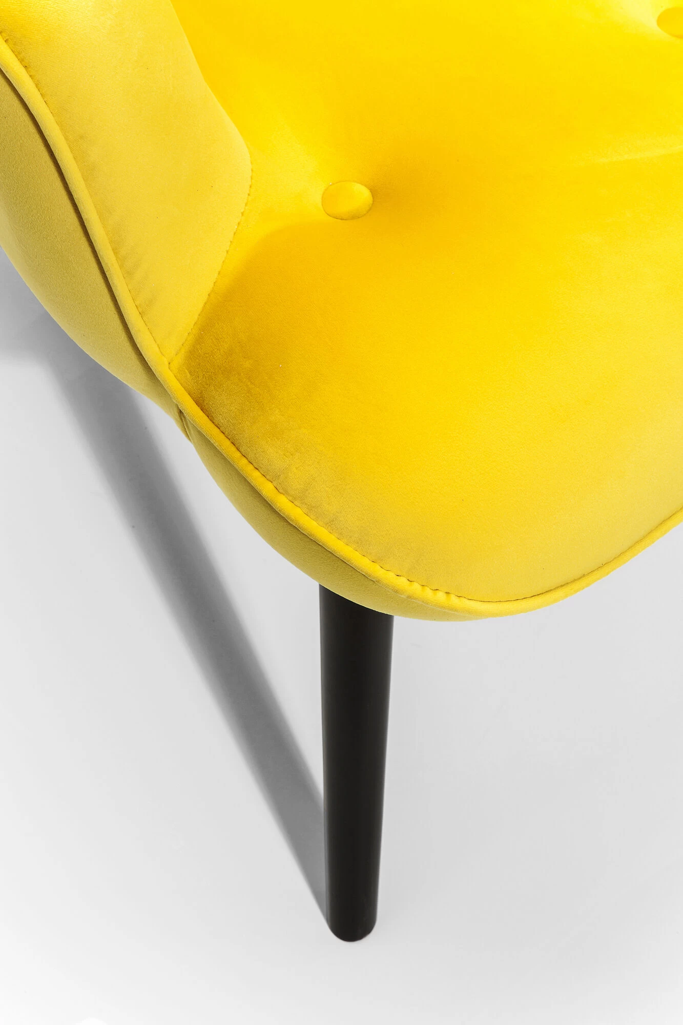 Sessel Black Vicky Velvet Yellow – Bild 4