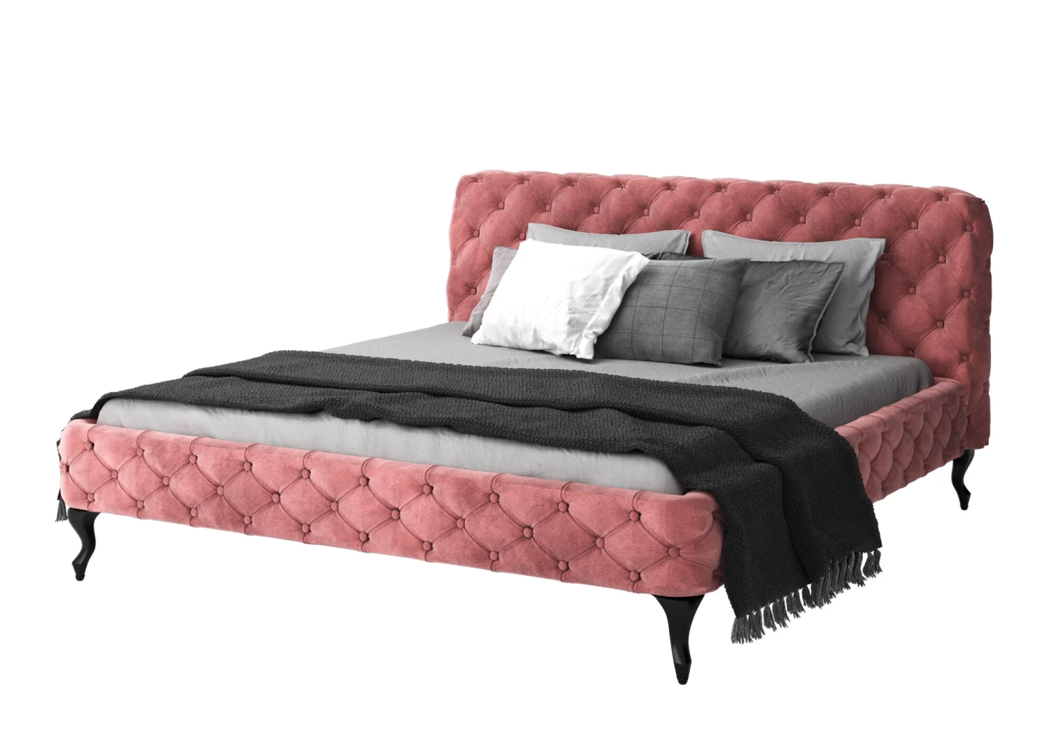 Bett Desire Velvet Rose 180x200cm – Bild 6