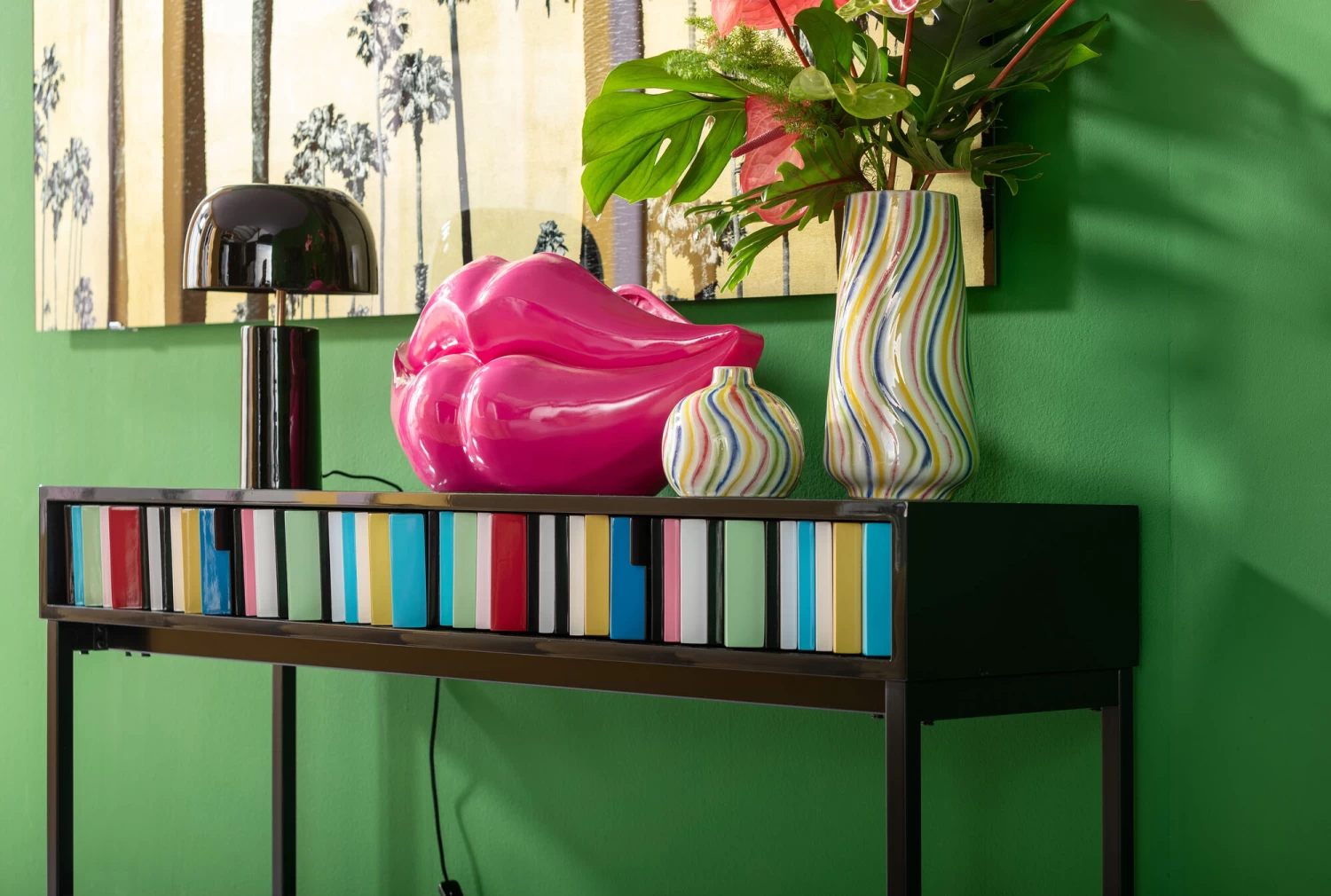 Tischleuchte Loungy Schwarz 38cm – Bild 6