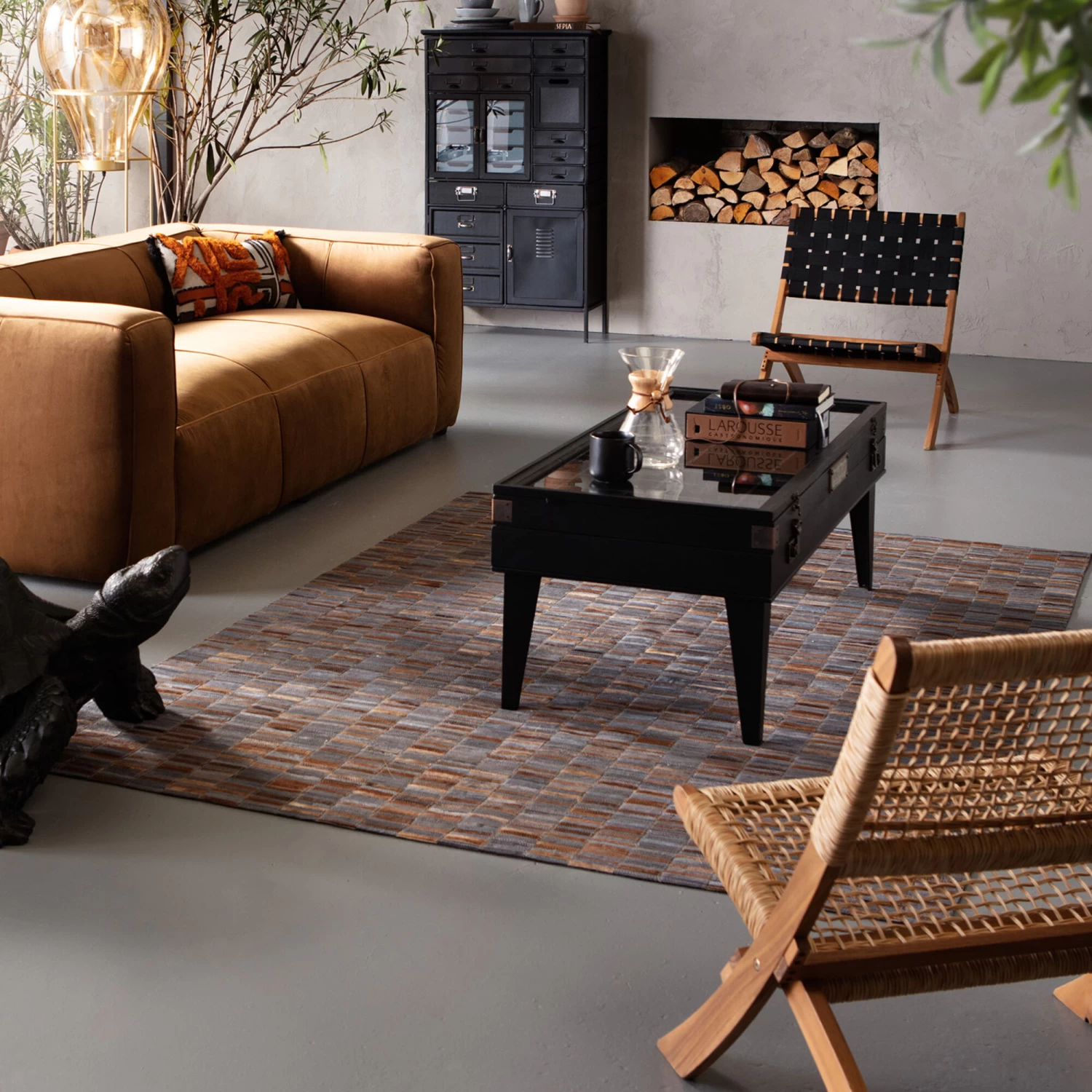 Couchtisch Collector Schwarz 122x55cm