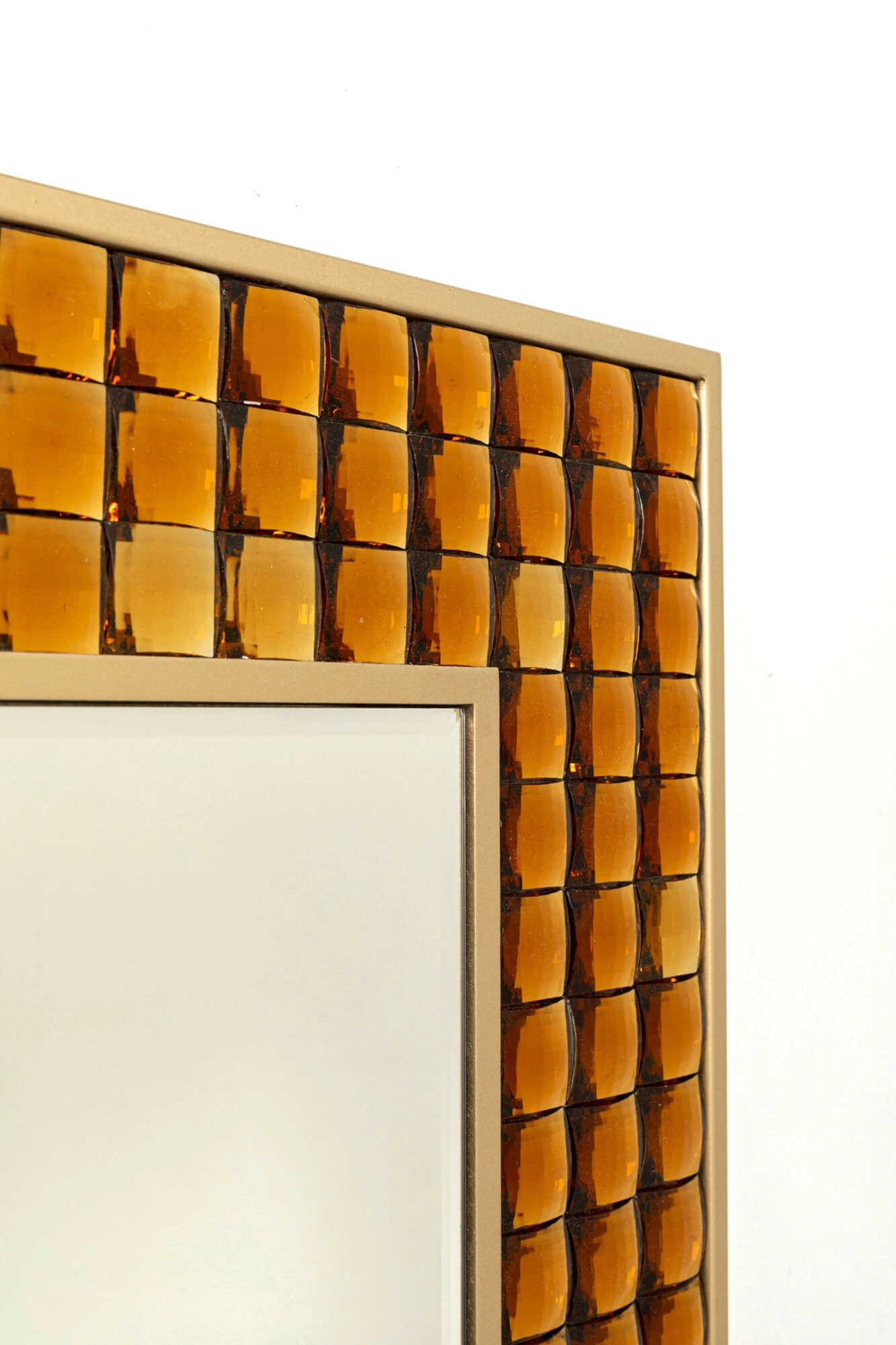 Wandspiegel Crystals Messing 80x100cm – Bild 2