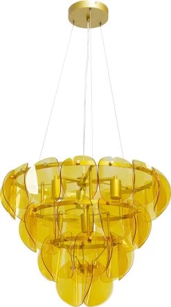 Hängeleuchte Mariposa Three Circle Brass Ø60cm