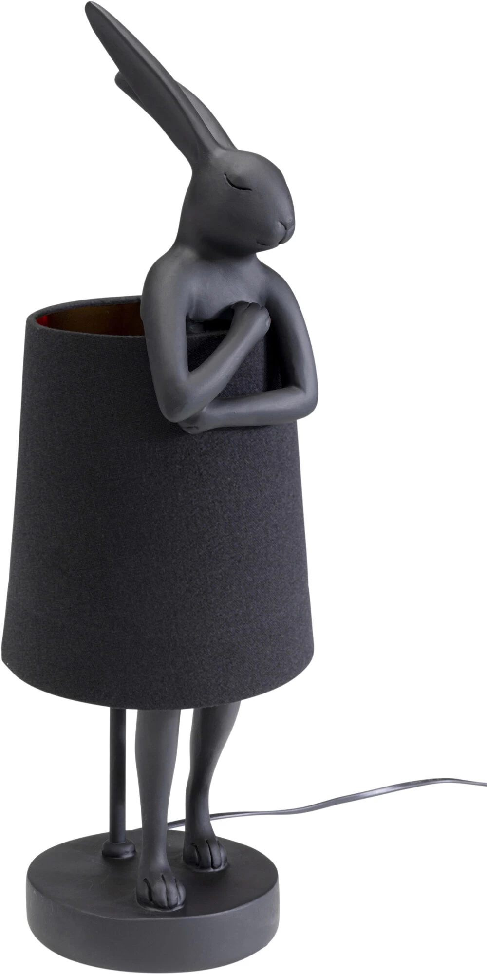 Tischleuchte Animal Rabbit Matt Schwarz 50cm – Bild 3