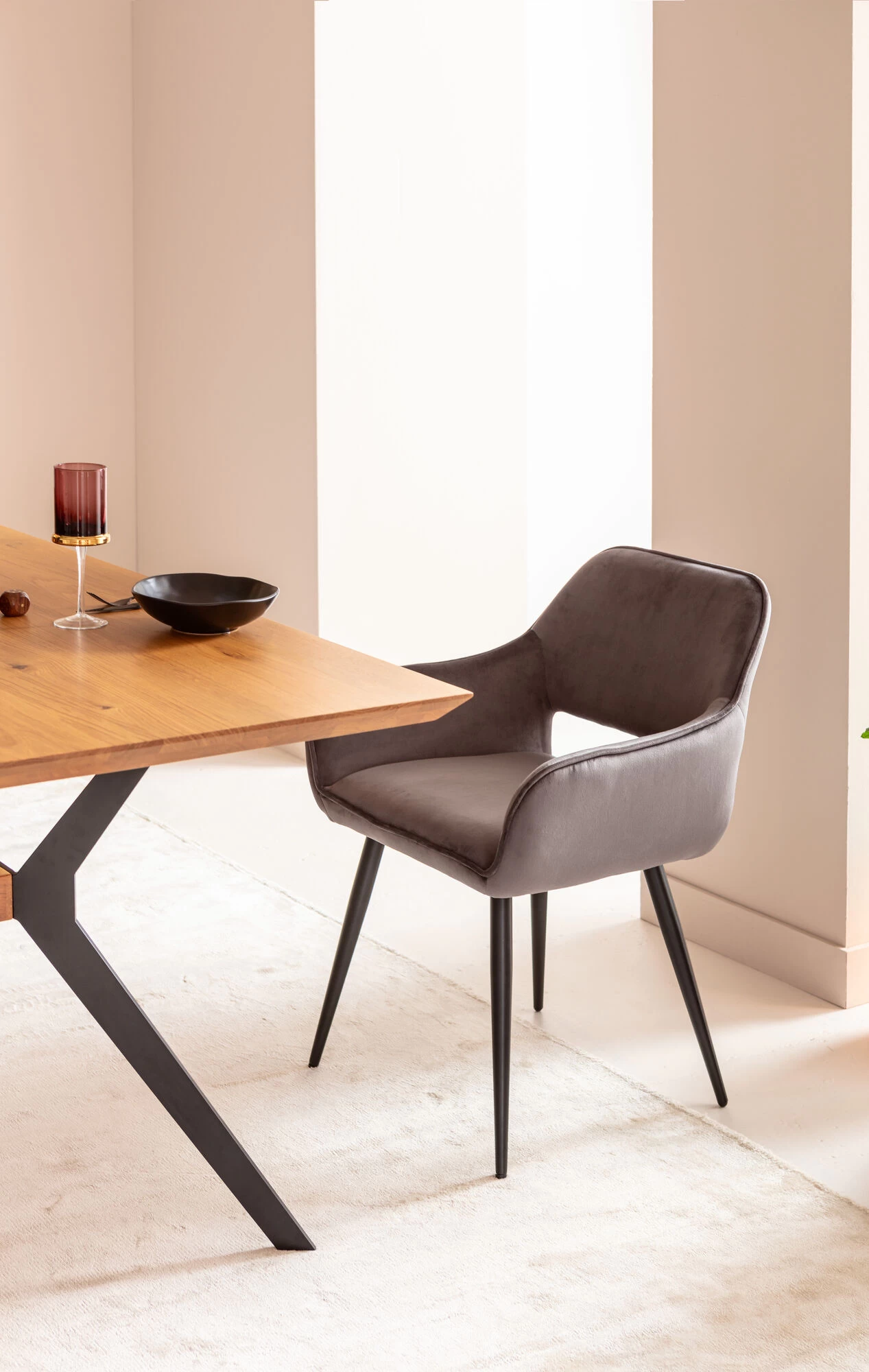 Armlehnstuhl San Francisco Grau – Bild 4