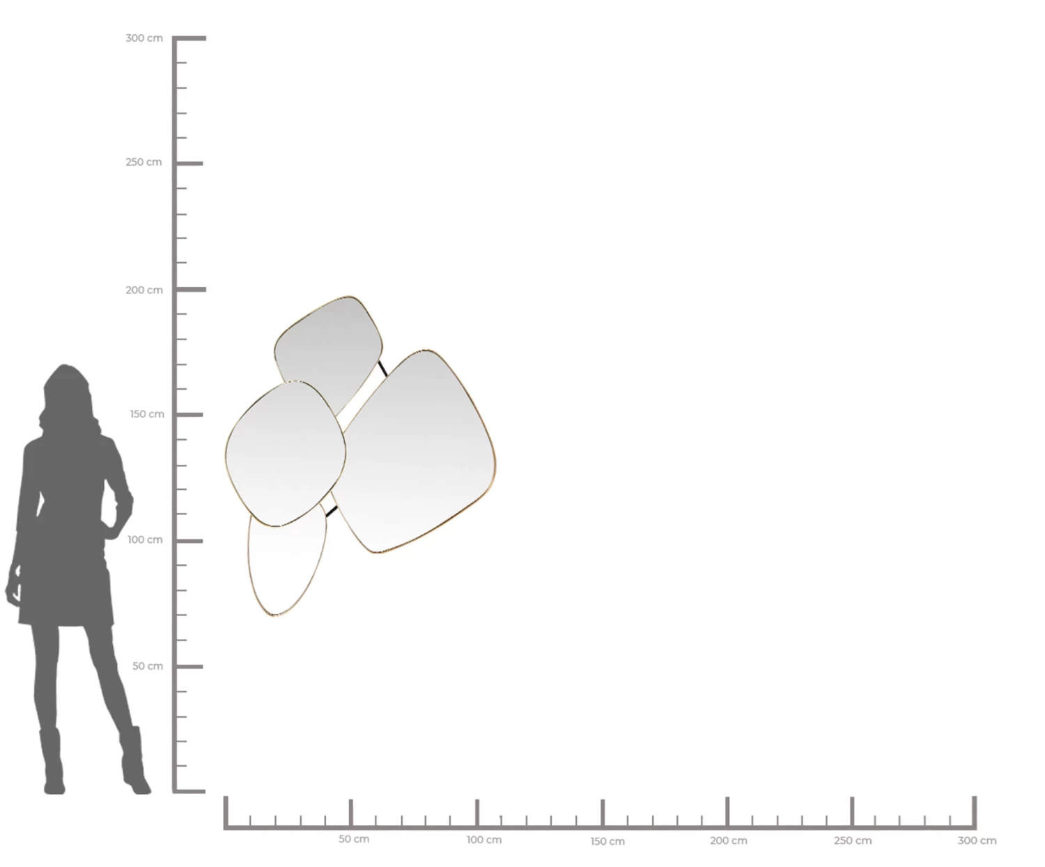 Spiegel Shapes 130x110cm – Bild 6