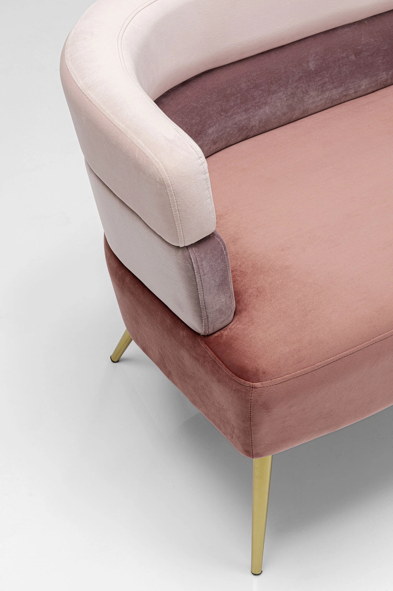 Sofa Sandwich 2-Sitzer Rosa – Bild 11