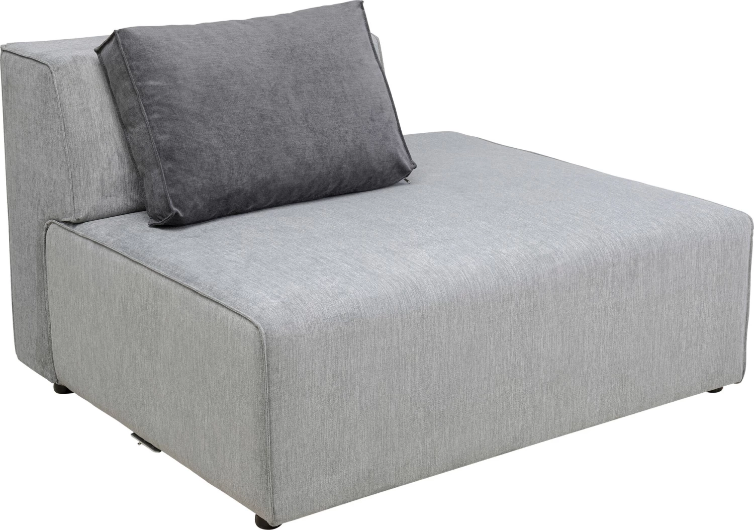 Infinity Ottomane Semi Elements Grau Rechts – Bild 2