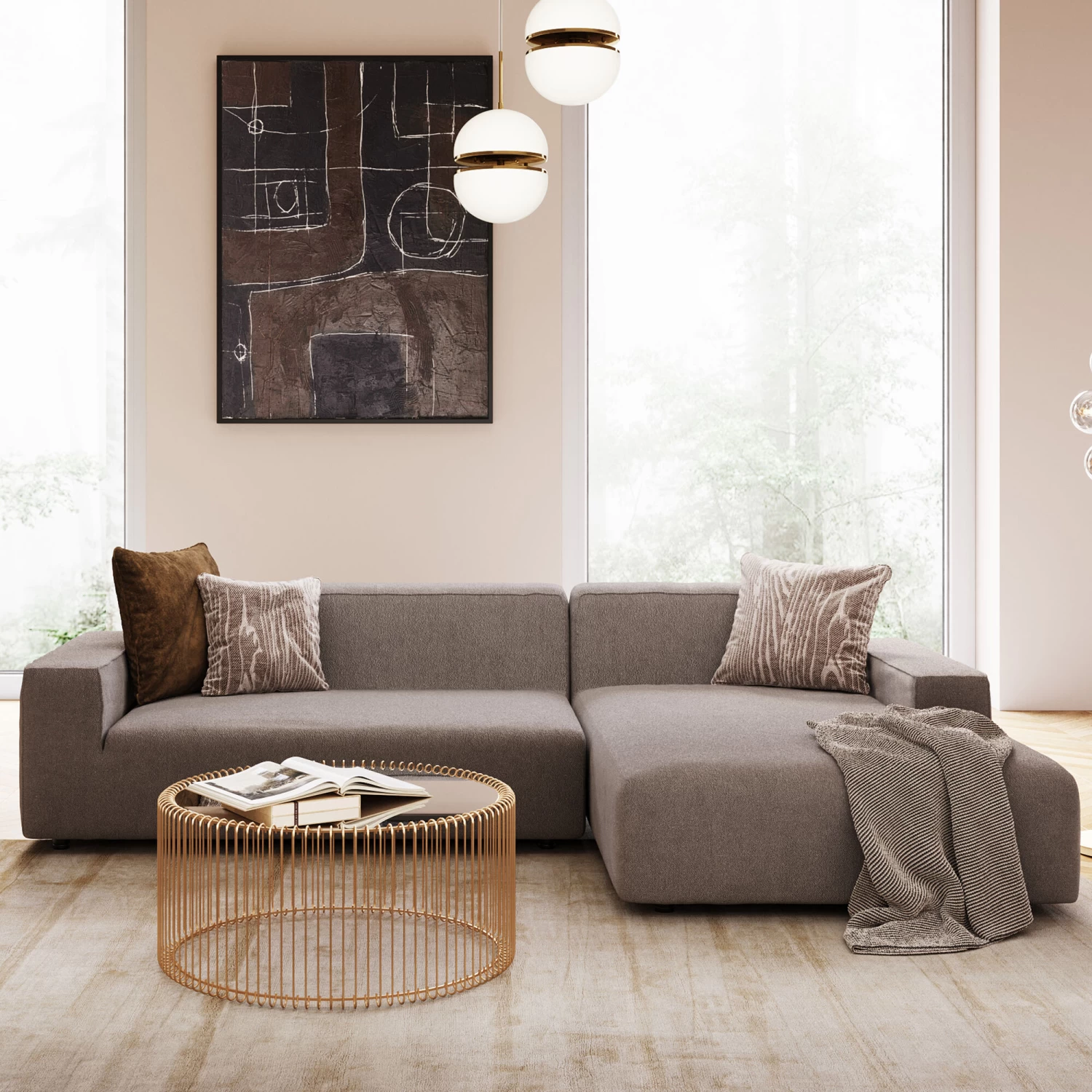 Freistil Ecksofa 175 Rechts