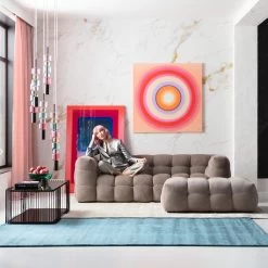 Hocker Salamanca Grau 125x80cm