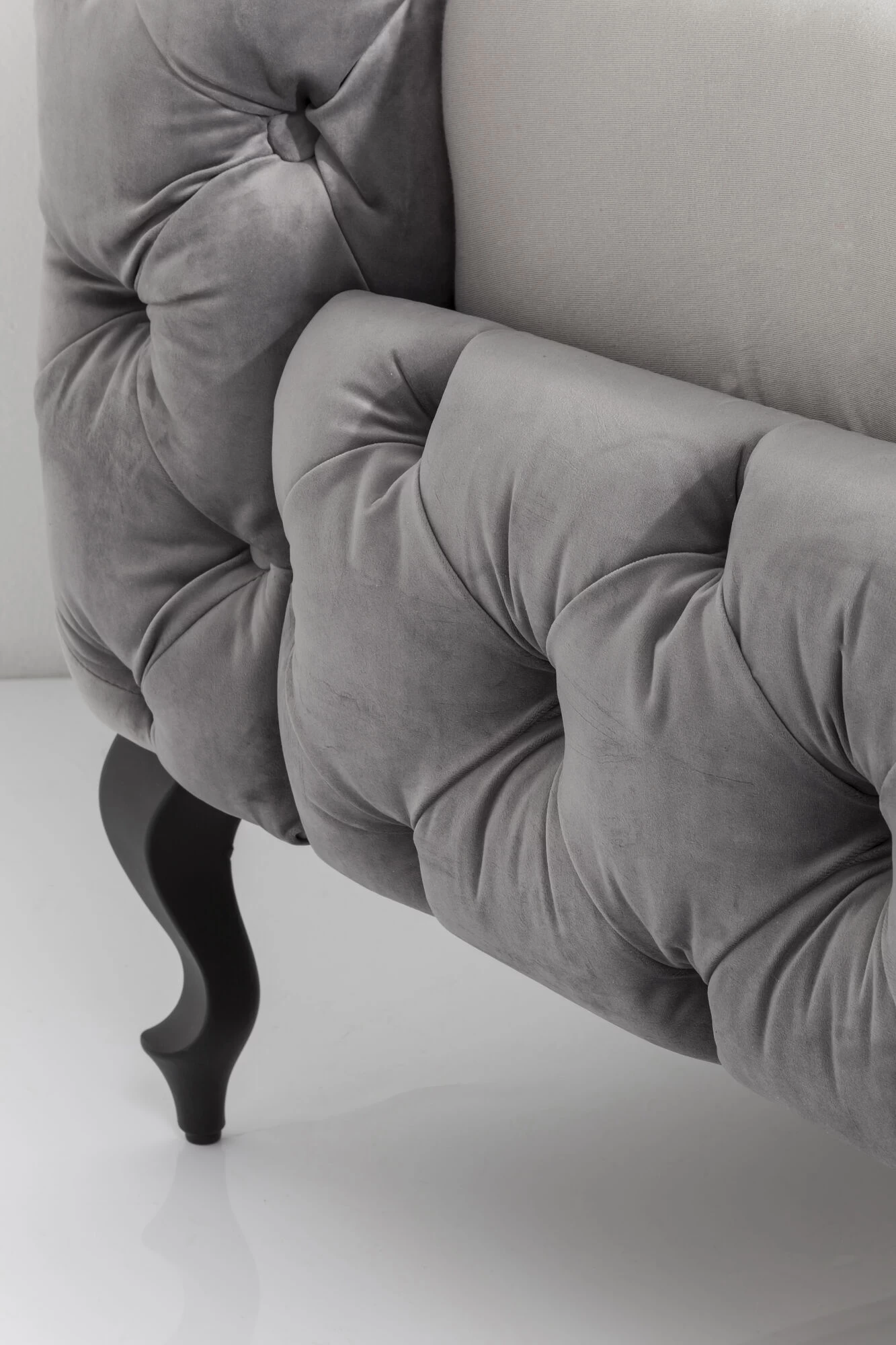 Bett Desire Velvet Silbergrau 200x200cm – Bild 13