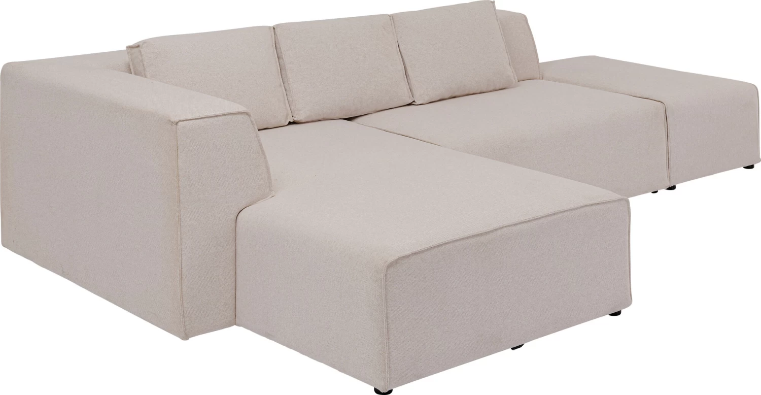 Ecksofa Infinity Ottomane Creme Links – Bild 6