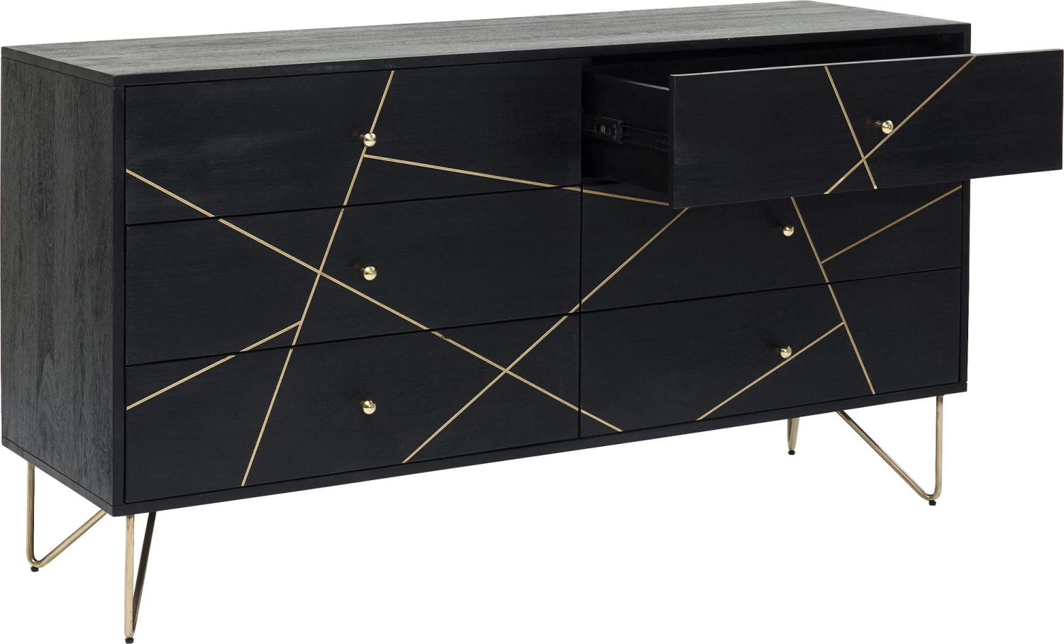 Sideboard Gold Vein 6 Schübe 145x82cm – Bild 10