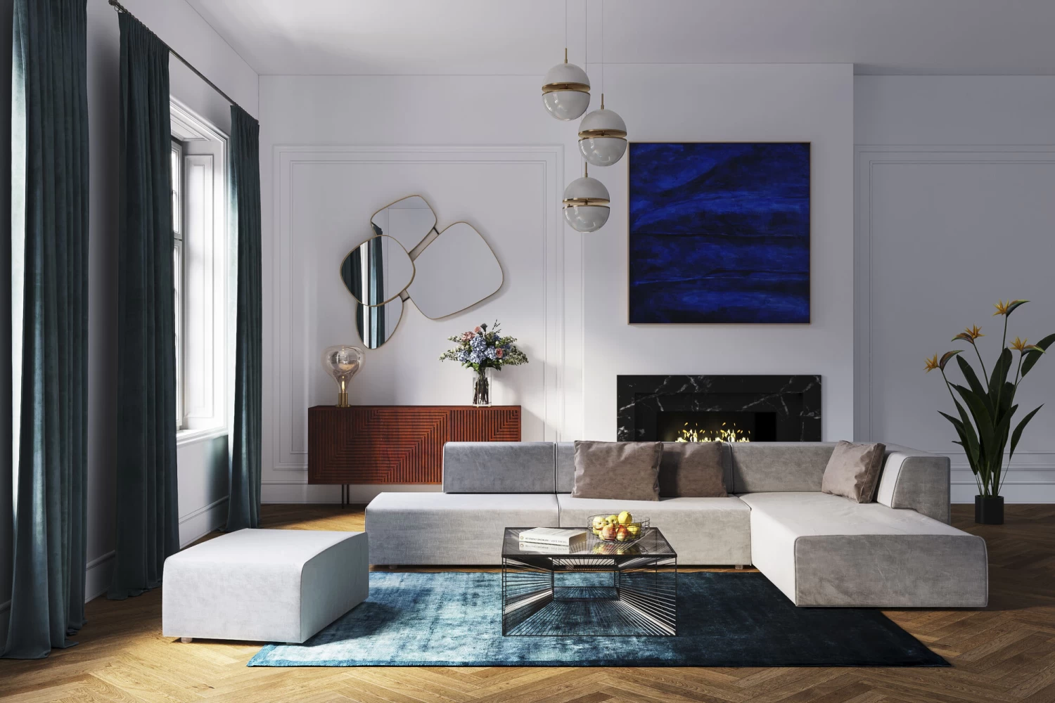 Spiegel Shapes 130x110cm – Bild 3