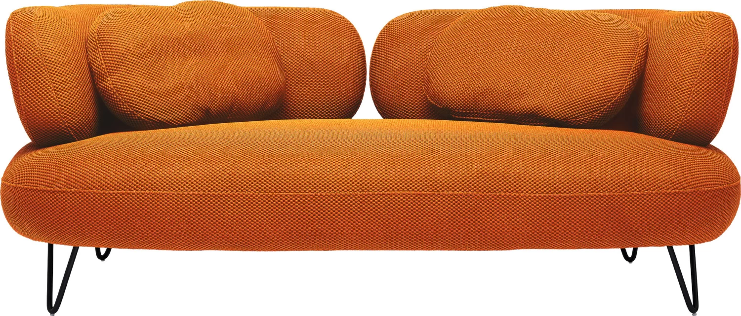Sofa Peppo 2-Sitzer Orange 182cm – Bild 8