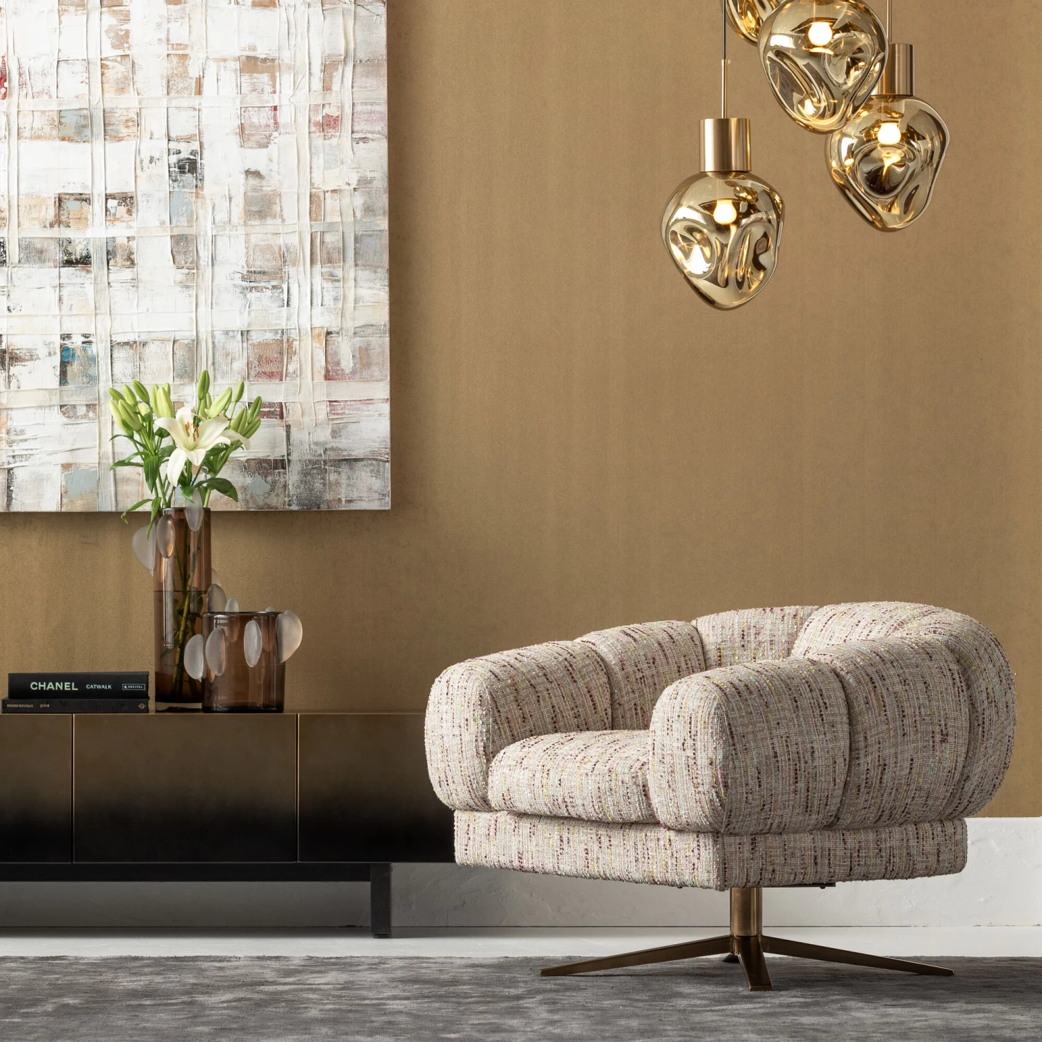 Drehsessel Janno Beige