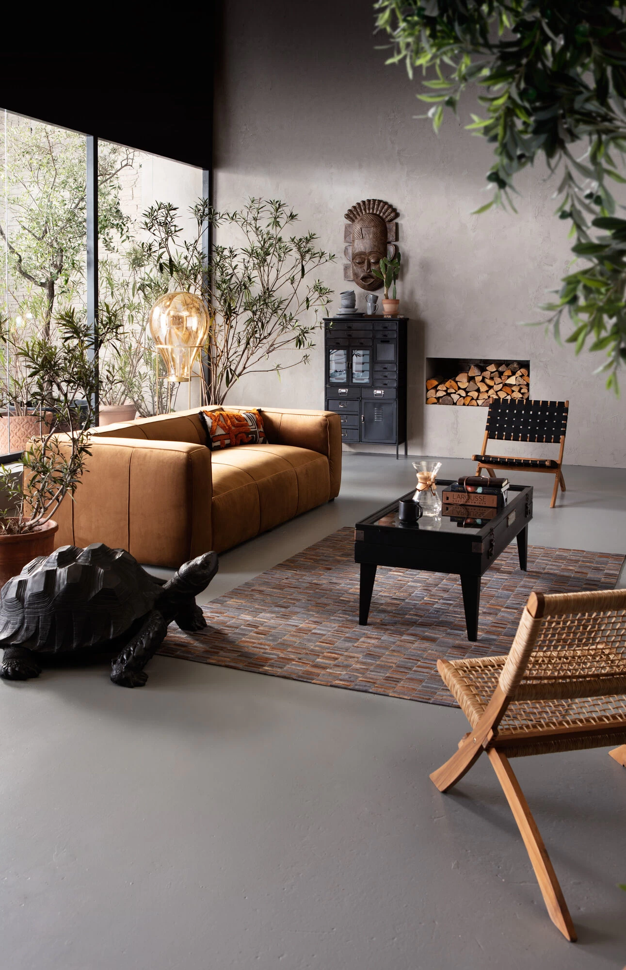 Couchtisch Collector Schwarz 122x55cm – Bild 8