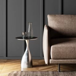 Beistelltisch Spacey Silber Ø36cm