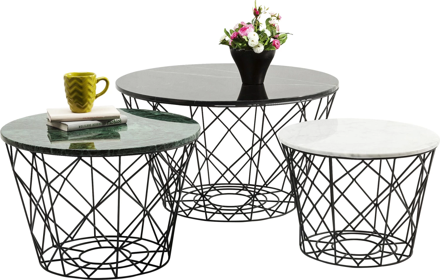 Couchtisch East Coast Rund (3/Set) – Bild 9