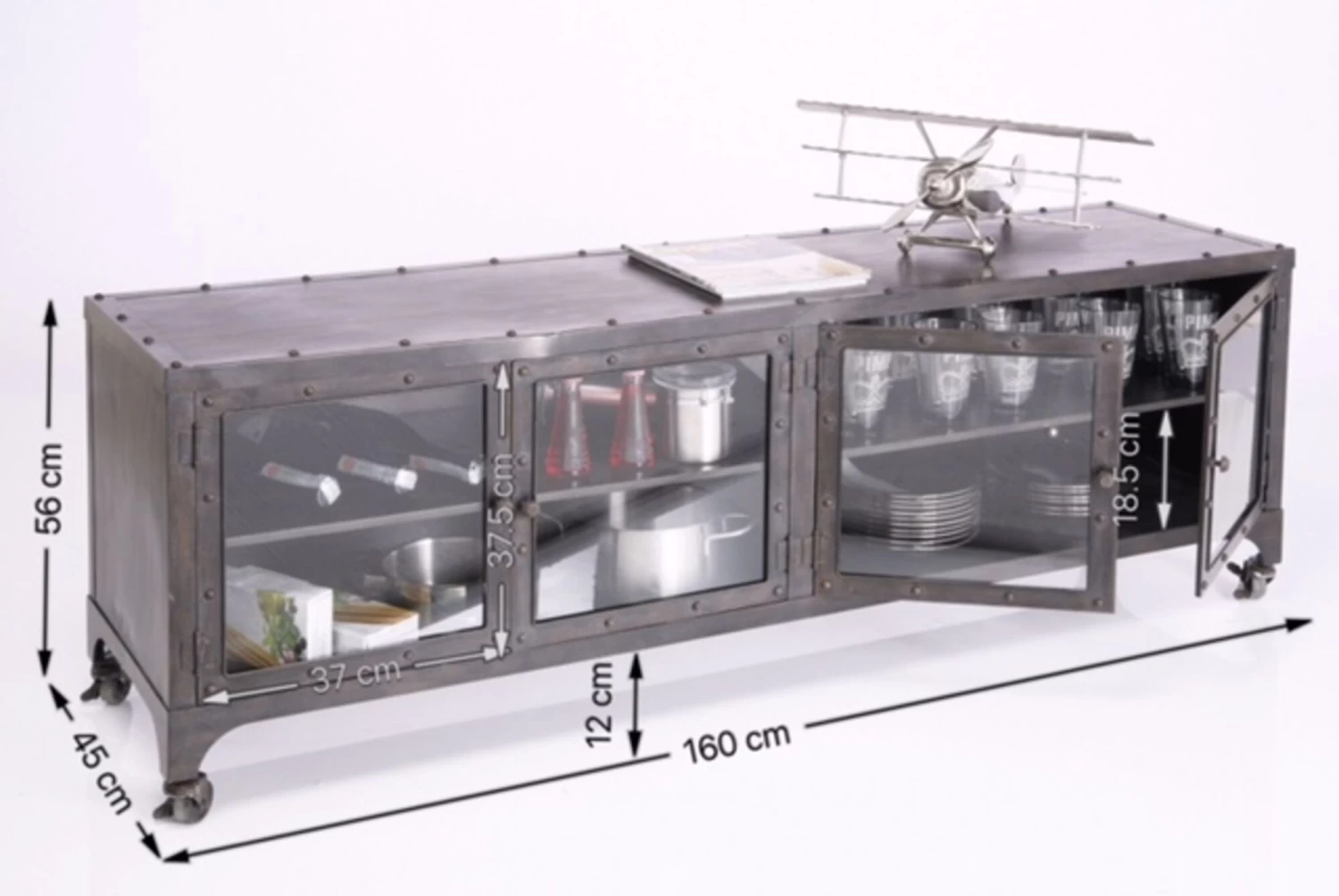 Lowboard Factory Metall – Bild 9