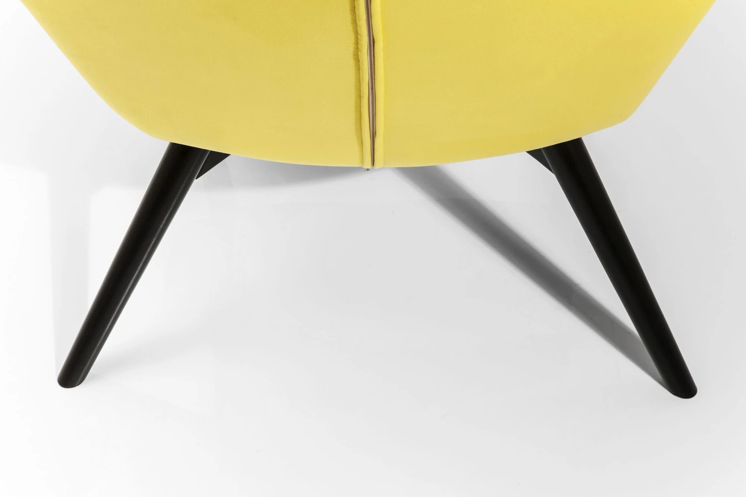 Sessel Black Vicky Velvet Yellow – Bild 7