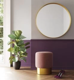 Hocker Cherry Lina Rose Brass Ø35cm