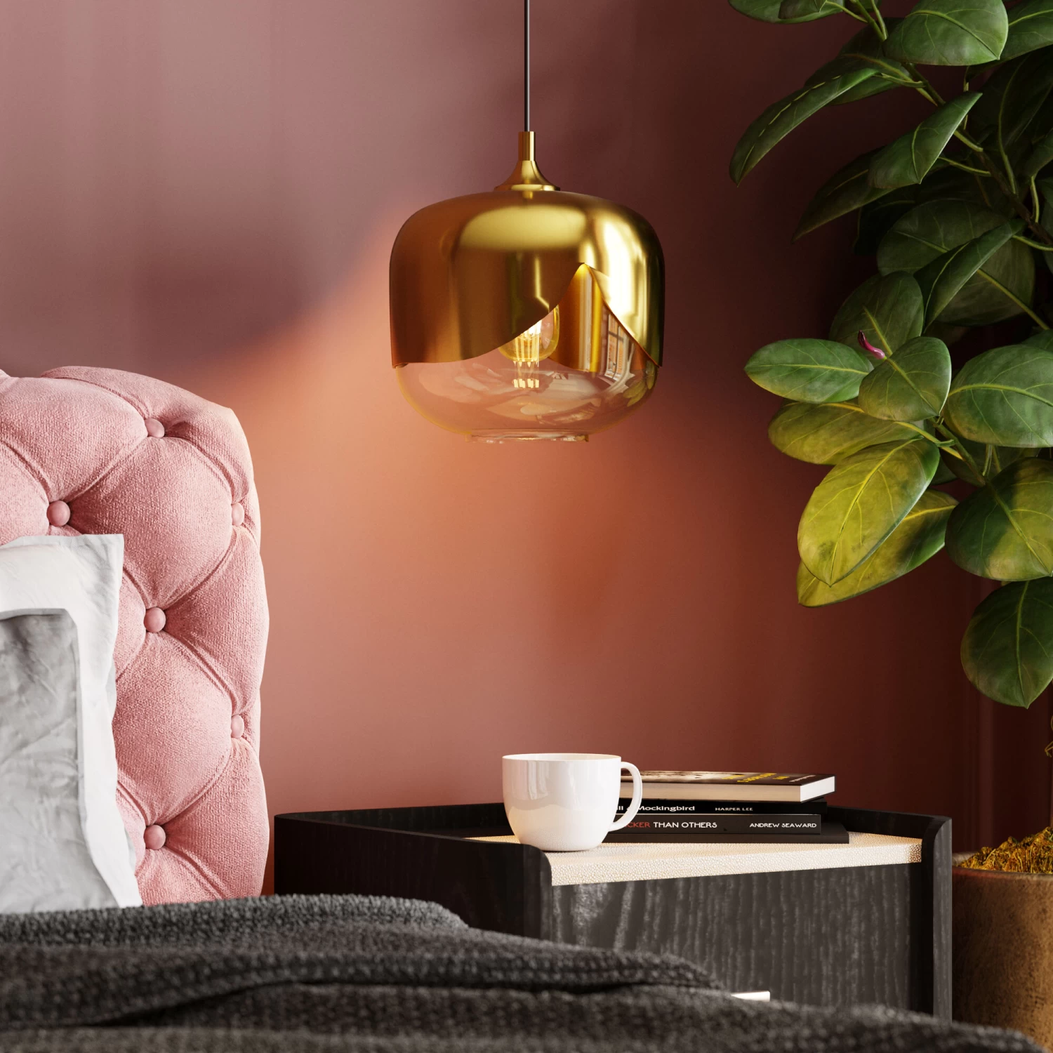 Hängeleuchte Golden Goblet Ø25cm – Bild 5