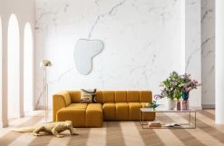 Ecksofa Belami Velvet Amber Links