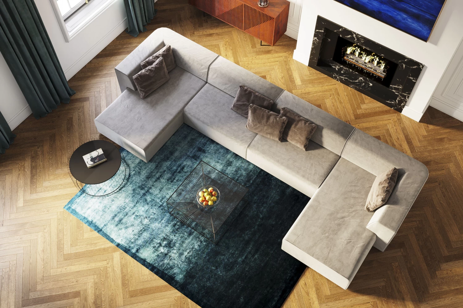 Infinity 2-Sitzer 120 Elements Grau – Bild 9