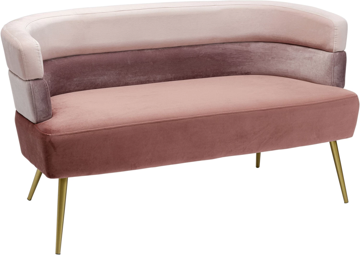Sofa Sandwich 2-Sitzer Rosa – Bild 5