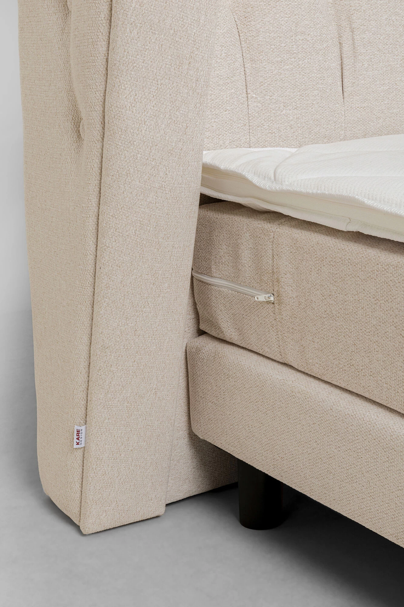 Boxspringbett Benito Moon Creme 160x200cm – Bild 10