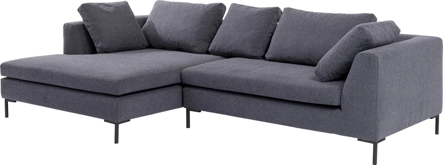Ecksofa Gianni Grau Links